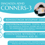 diagnoza adhd warszawa moxo diva-5 conners 3